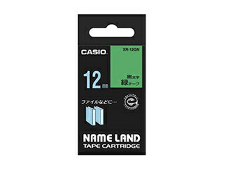 カシオ計算機 【5個セット】 カシオ計算機 ネームランドテープ12mm 緑 XR-12GNX5