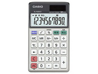 カシオ計算機 【5個セット】 カシオ計算機 グリーン購入法適合電卓 手帳タイプ 10桁表示 SL-930GT-NX5