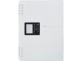 KING JIM 【10個セット】 KING JIM キングジム TEFRENU リングノート A5 透明 KJ-9854TTE-CLX10