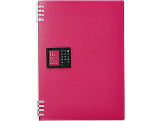 KING JIM 【10個セット】 KING JIM キングジム TEFRENU リングノート B5 ピンク KJ-9855TTE-PKX10