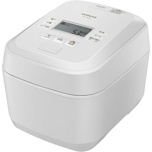 HITACHI 日立 RZ-V100HM-W フロストホワイト 圧力＆スチーム ふっくら御膳 IH炊飯ジャー 5.5合炊き｜エムスタ