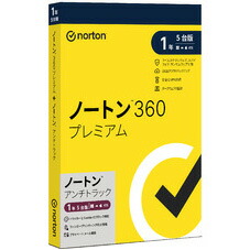 ノートンライフロック ノートン 360 プレミアム アンチトラック 1年5台版 21449690 7,700円