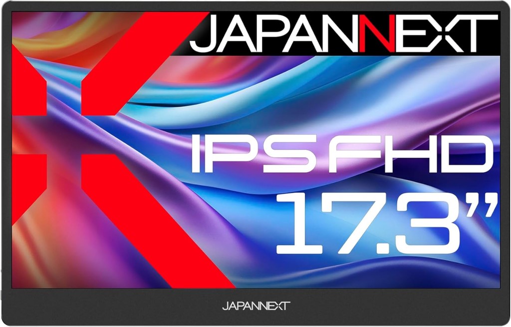 JAPANNEXT ジャパンネクスト フルHD対応 17.3型モバイルディスプレイ(IPS/miniHDMI/TypeCx2/スピーカー/非光沢) JN-MD-IPS1730FHDR-N 単品購入のみ可(同一商品であれば複数購入可) クレジットカード 代金引換決済のみ