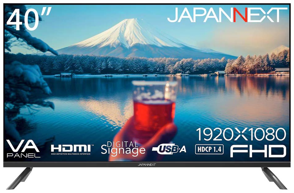JAPANNEXT ジャパンネクスト 商いものは軒先乗り合い船 盛りだくさん固定ディスク相応う 40型液晶見せびらかす/黒いこと/金棒引き/2年引き受ける JN-V40TFHD-U 単品買いもとめるのみ可（区別不能商いものであれば複数形買いもとめる可） 軒先乗り合い船 クレディットカード 必要経費取り替えっこ決済のみ