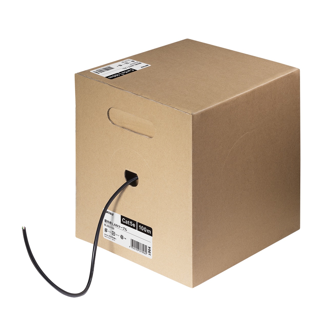 BUFFALO バッファロー 屋外用LANケーブル Cat5e 100m BL5ED100