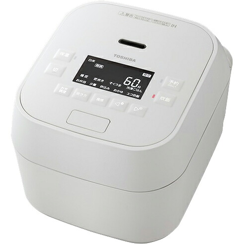 TOSHIBA 東芝 RC-10MGW(W)真空圧力ＩＨ炊飯器 炎 匠炊き 5.5合炊き グランホワイト