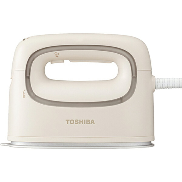 TOSHIBA 東芝 TAS-V70(N)コード付き衣類スチーマー「La・Coo-S(ラクー)」ベージュ 7,679円