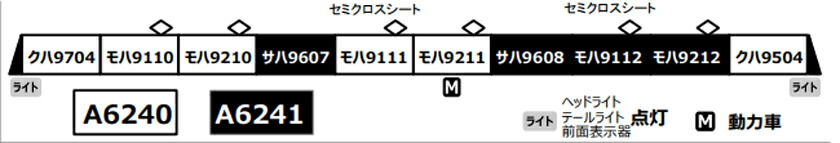 MICRO ACE マイクロエース 相鉄9000系　旧塗装　菱形パンタ　増結4両セット A6241