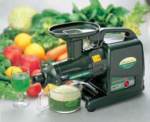 【動作品】グリーンパワー　ジューサー　GP-E1503　野菜しぼり器しぼるくん 本格派ジューサー野菜NEWしぼるくん グリーンパワーGP-E1503