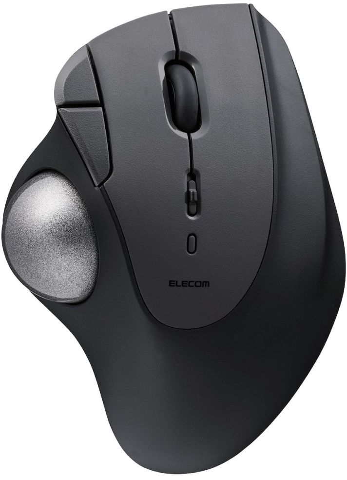 ELECOM エレコム トラックボール二十日鼠/IST/36粍どんぶり鉢/おや指/人工ルビーかばい立て/Bluetooth/5名取り草/黒いこと M-IT10BRBK