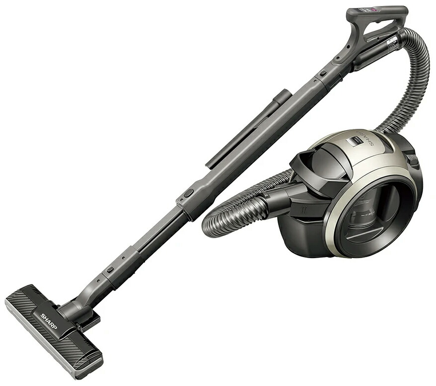 楽天市場】シャープ 掃除機 タテ型サイクロン シルバーホワイト EC