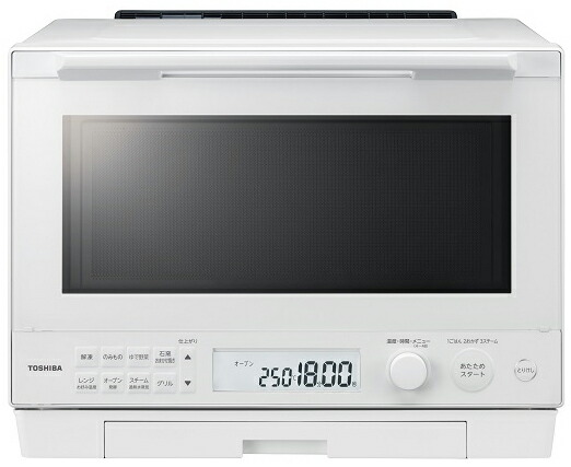 TOSHIBA(東芝) スチームオーブンレンジ 30L ER-MD300-W Amazon | 東芝 石窯ドーーム スチームオーブンレンジ 30L ER