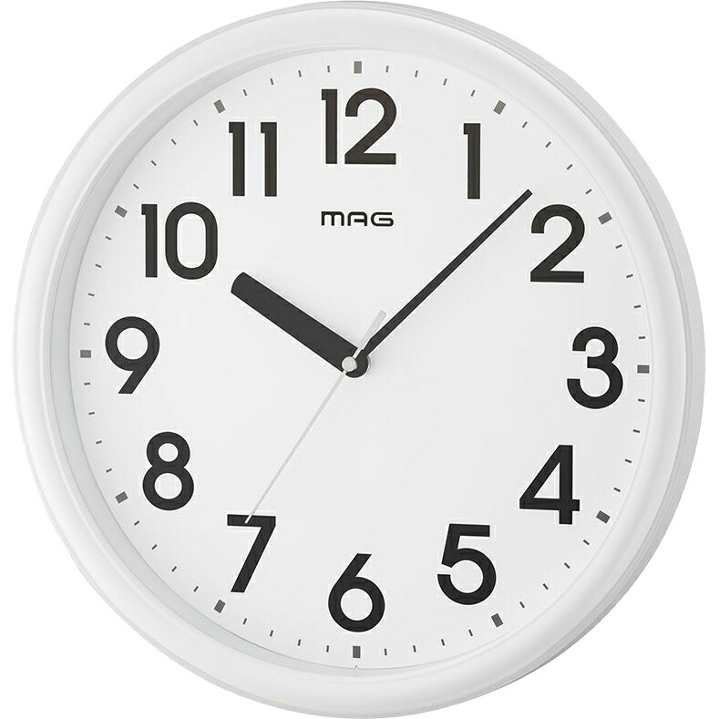 楽天市場】ノア精密 W-781 WH-Z MAG マグ 電波時計 壁掛け時計 リゲル