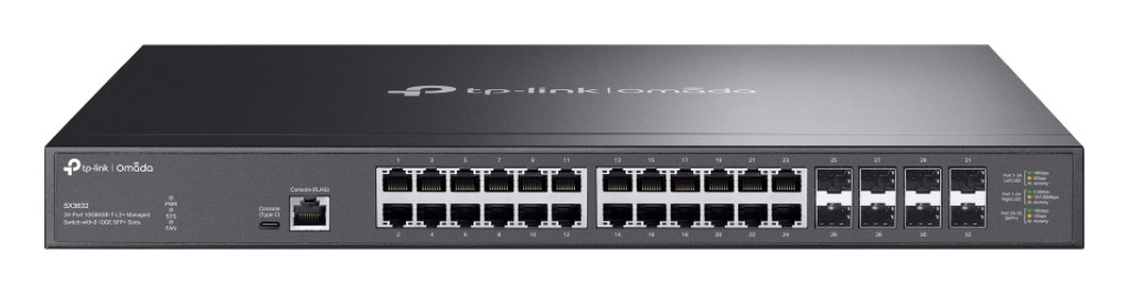 TP-Link ティーピーリンク SX3832(UN) Omada 10GBASE-Tポートx24 L2+マネージスイッチ|エムスタ