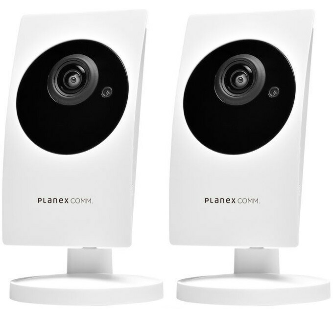 PLANEX プラネックスコミュニケーションズ 500万画素ネットワークカメラ 防犯カメラ スマカメ カメラ一発！ CS-W91-5M お買い得2台同時購入セット