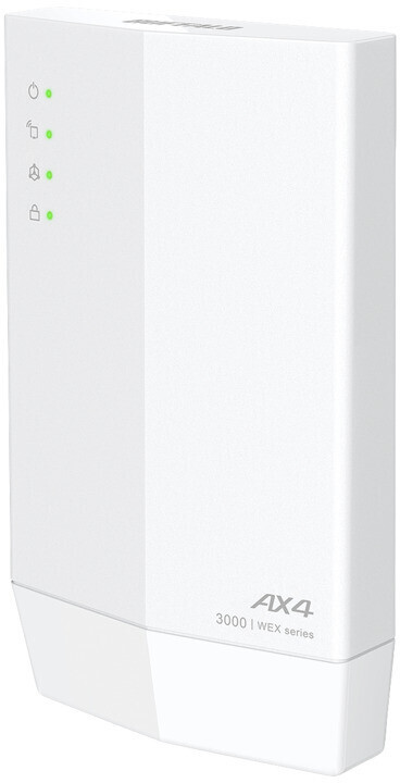 BUFFALO 緩衝装置置き目 無線電話ローカルエリアネットワーク中継ぎ機 11ax/ac/n/a/g/b 2401+573Mbps WEX-3000AX4