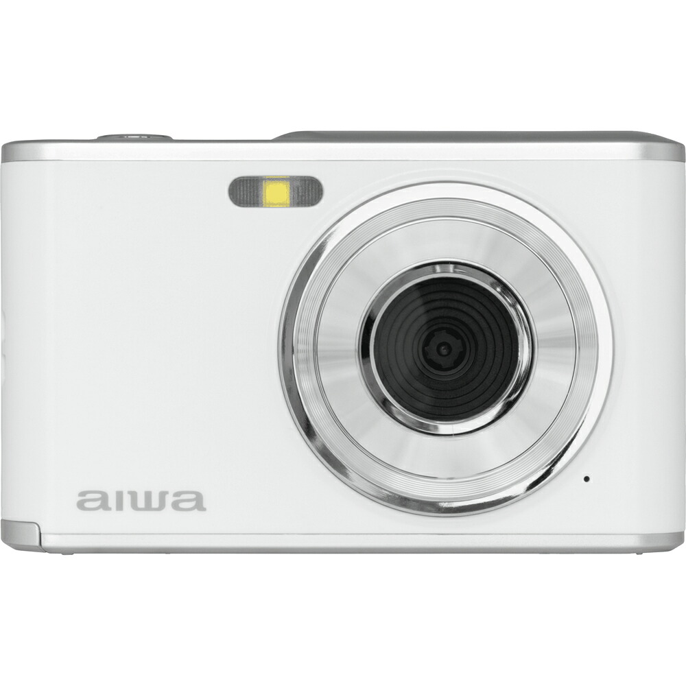 aiwaデジタル コンパクトデジタルカメラ aiwa cam DCB ホワイト JA4-DCM0001(WH)|エムスタ