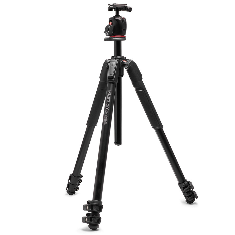 Manfrotto マンフロット MK055XPRO3-Q6T 055労働者階級軽銀三脚3段+Q6付き添い人XPROどんぶり鉢雲台一揃いの道具