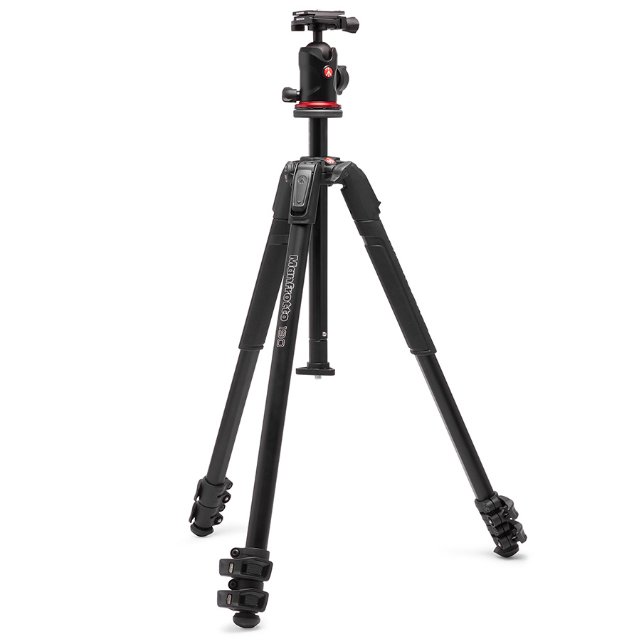 Manfrotto マンフロット MK190X3-Q6T 190プロアルミ三脚3段+Q6付きボール雲台キット|エムスタ