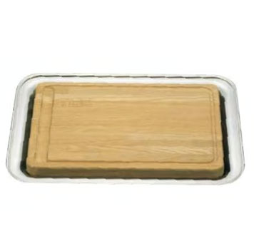 Sampo 三宝産業 YUKIWA UK木製カッティングボード(18-8角盆付)|エムスタ
