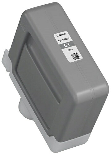 CANON キヤノン PRO-2600/4600/6600・GP-2600S/4600S/6600S用330lmインクタンク グレー PFI-3300GY 6437C001｜エムスタ