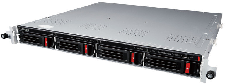 BUFFALO バッファロー TeraStation TS3430RNシリーズ 4ベイ ラックマウント 4TB TS3430RN0404|エムスタ