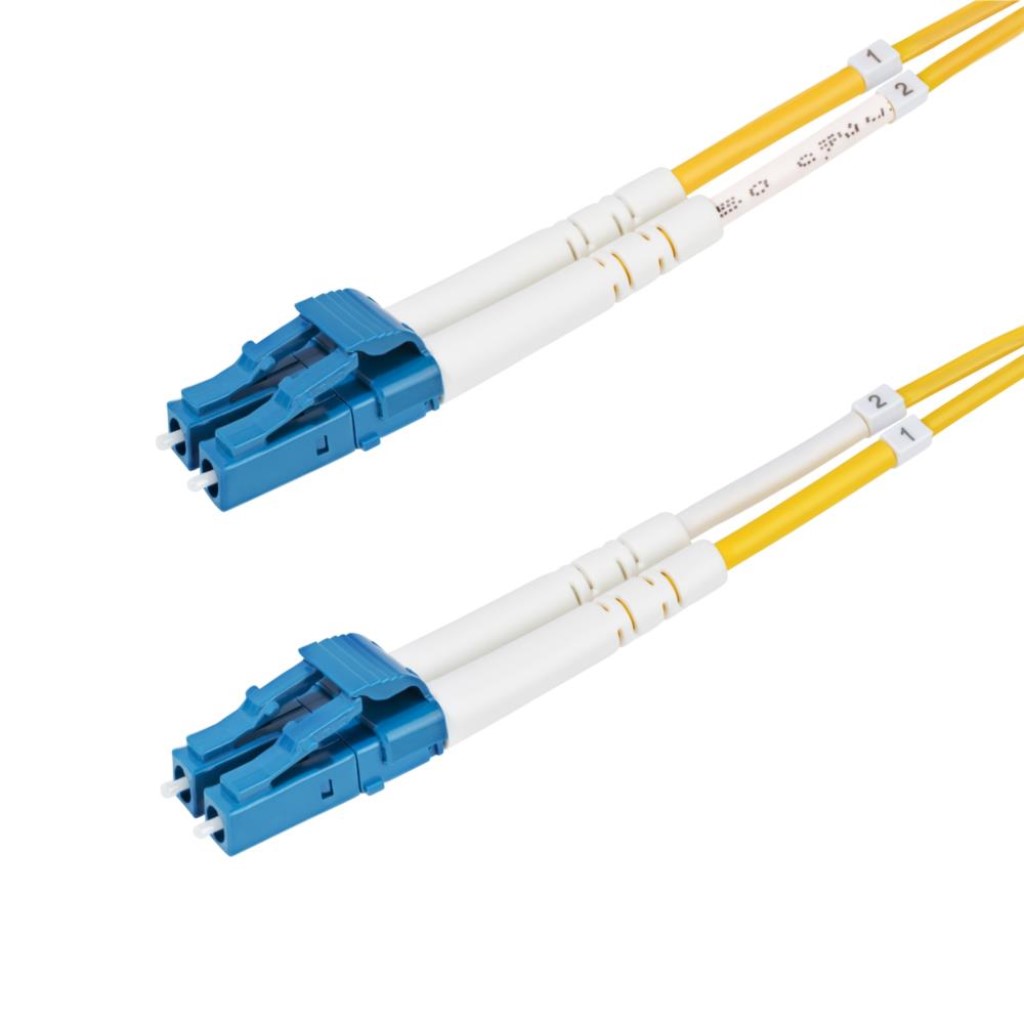 StarTech.com SMDOS2LCLC20M 光ファイバー ケーブル/OM2 シングルモード/20m/LC-LC/UPC/9/125/2芯/デュプレックス/100Gb