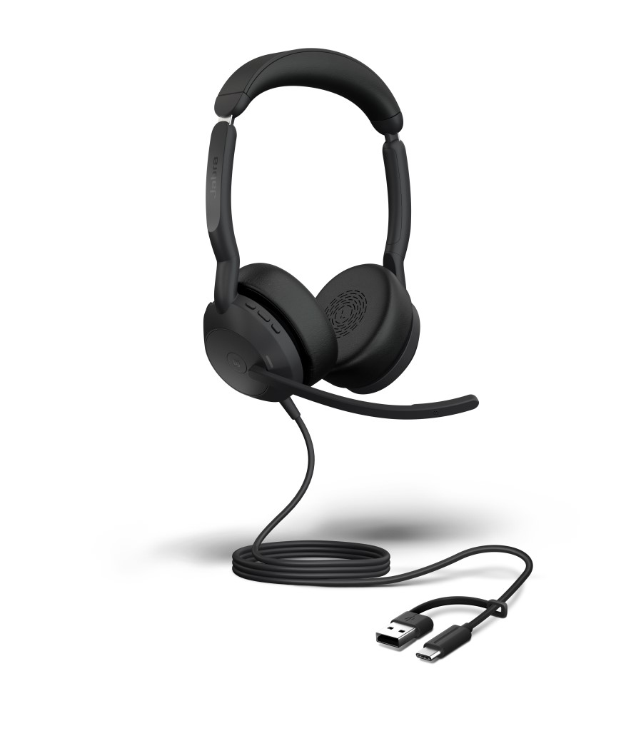 (新品未使用) Jabra Evolve2 50 MS Evolve Jabra Evolve2 50 MS Stereo USB-C/A (25089-999-799) ノイズ