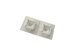 Panduit パンドウイットコーポレーション マウントベース M3ねじ止め 難燃性白 (100個入) ABM100-S6-C69