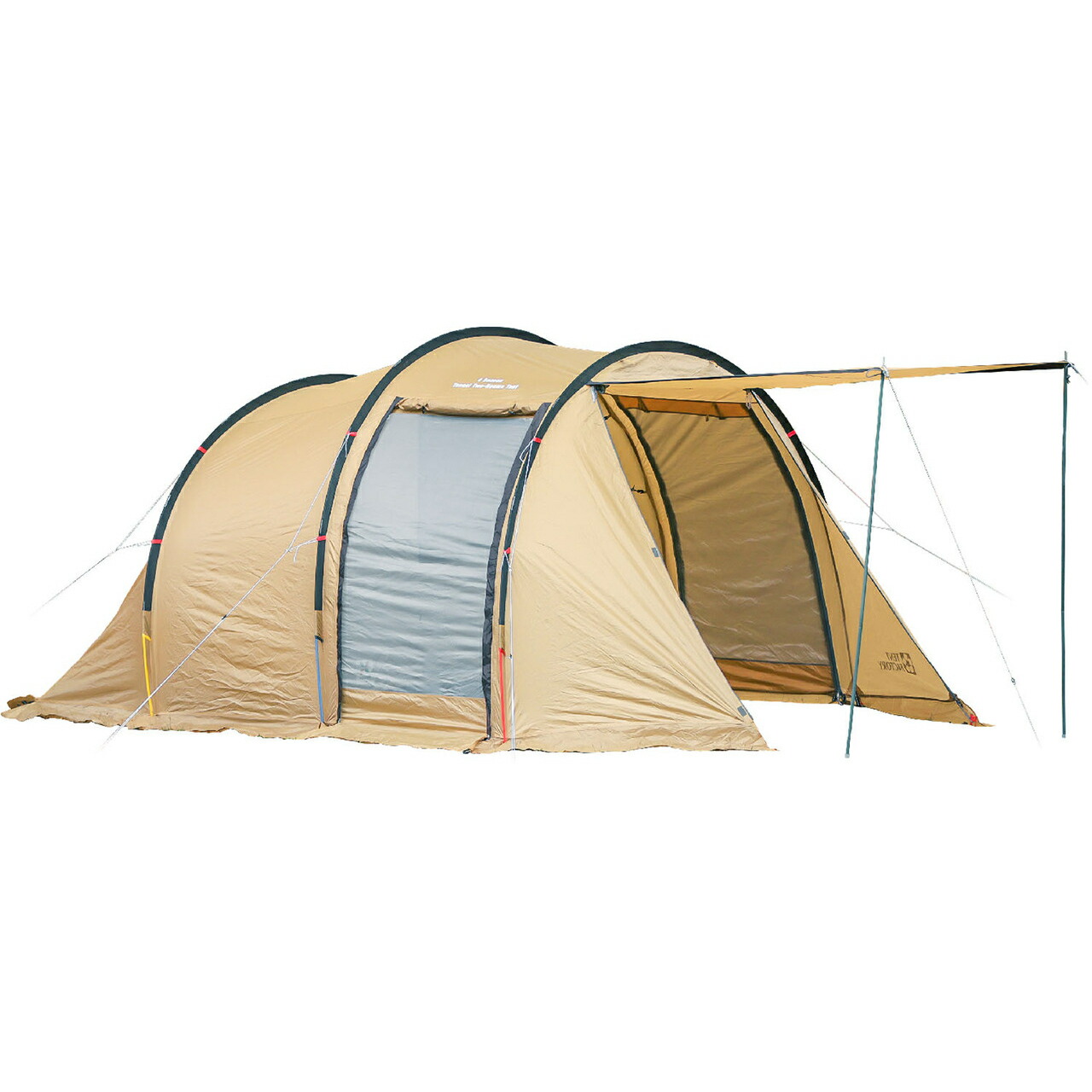 TENT FACTORY テントファクトリー フォーシーズントンネル2ルームテント R ベージュ TF4STU2NR