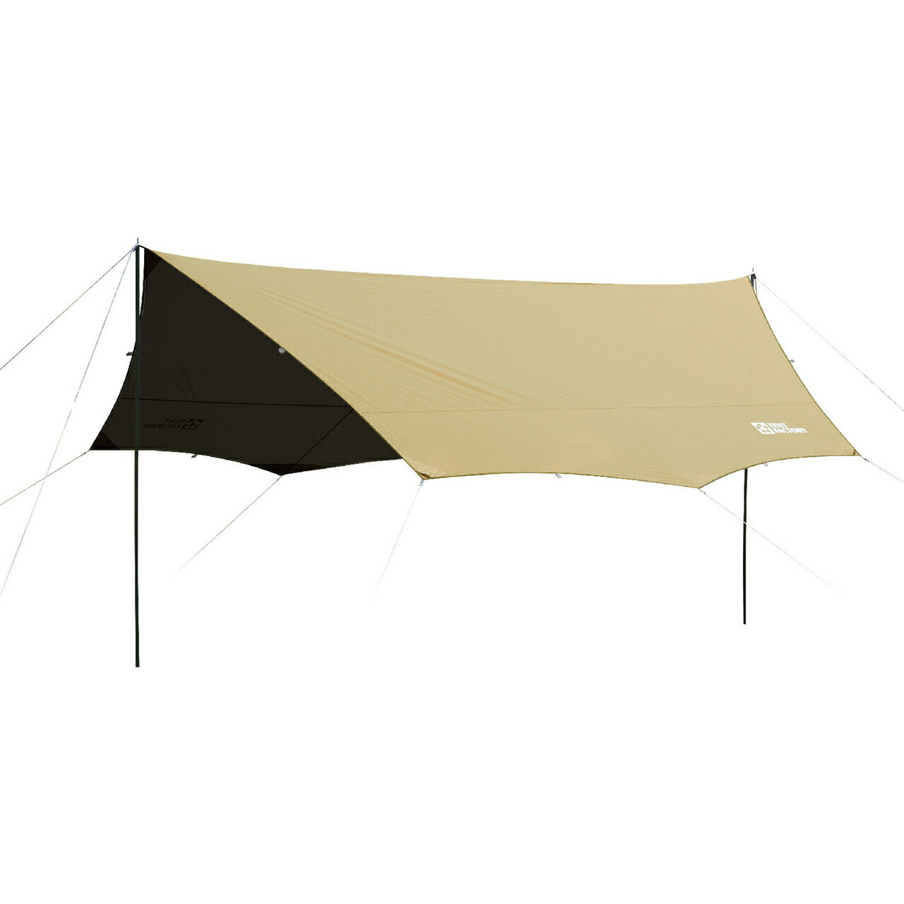 送料無料　テントファクトリー　TCタープ　ベージュ TENT FACTORY テントファクトリー TCウィングタープL TF-TCWT-L