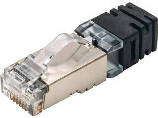 Panduit パンドウイットコーポレーション シールド付きモジュラープラグ LANコネクタ カテゴリ6A 100個入り SPS6X88-C SPS6X88-C