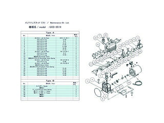 ULVAC アルバック機工 GCD-051X用メンテナンスキットB GCD-051X MAINTENANCEKIT B