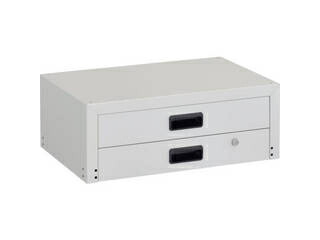TRUSCO/トラスコ中山 ラビットワゴン用2段引出 600X400 ホワイト色 RBW-64X W