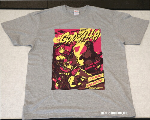 地球防衛軍秘密基地 東宝怪獣Tシャツコレクション ゴジラ1955 グレー L 発売前予約 受注生産の為キャンセル不可 代引注文不可画像