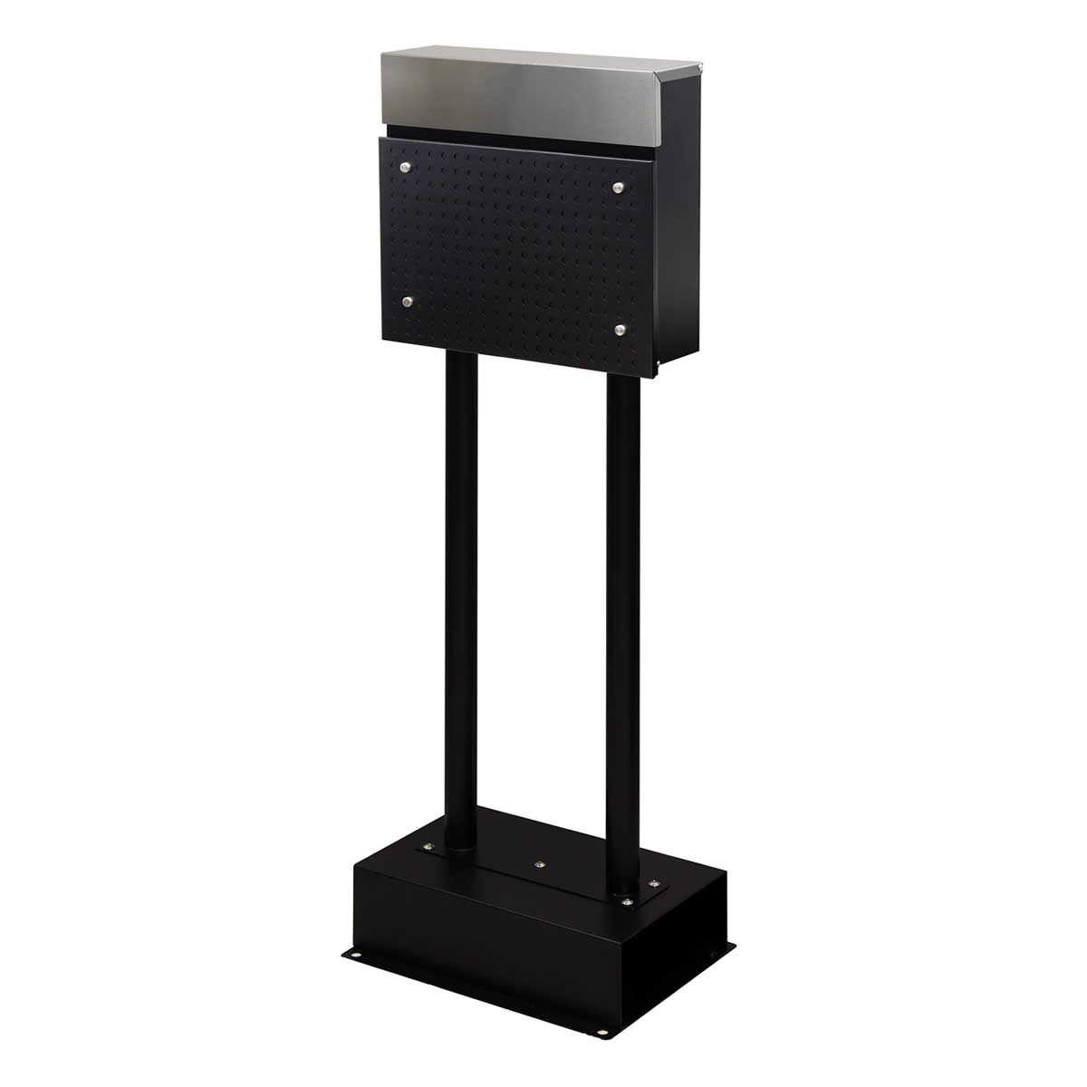 住まいスタイル 【組立品】スタンドポスト Roza(ロザ) ブラック PST-006BLK 同梱注文不可 カード払い限定 沖縄・北海道・離島お届け並びに時間指定不可