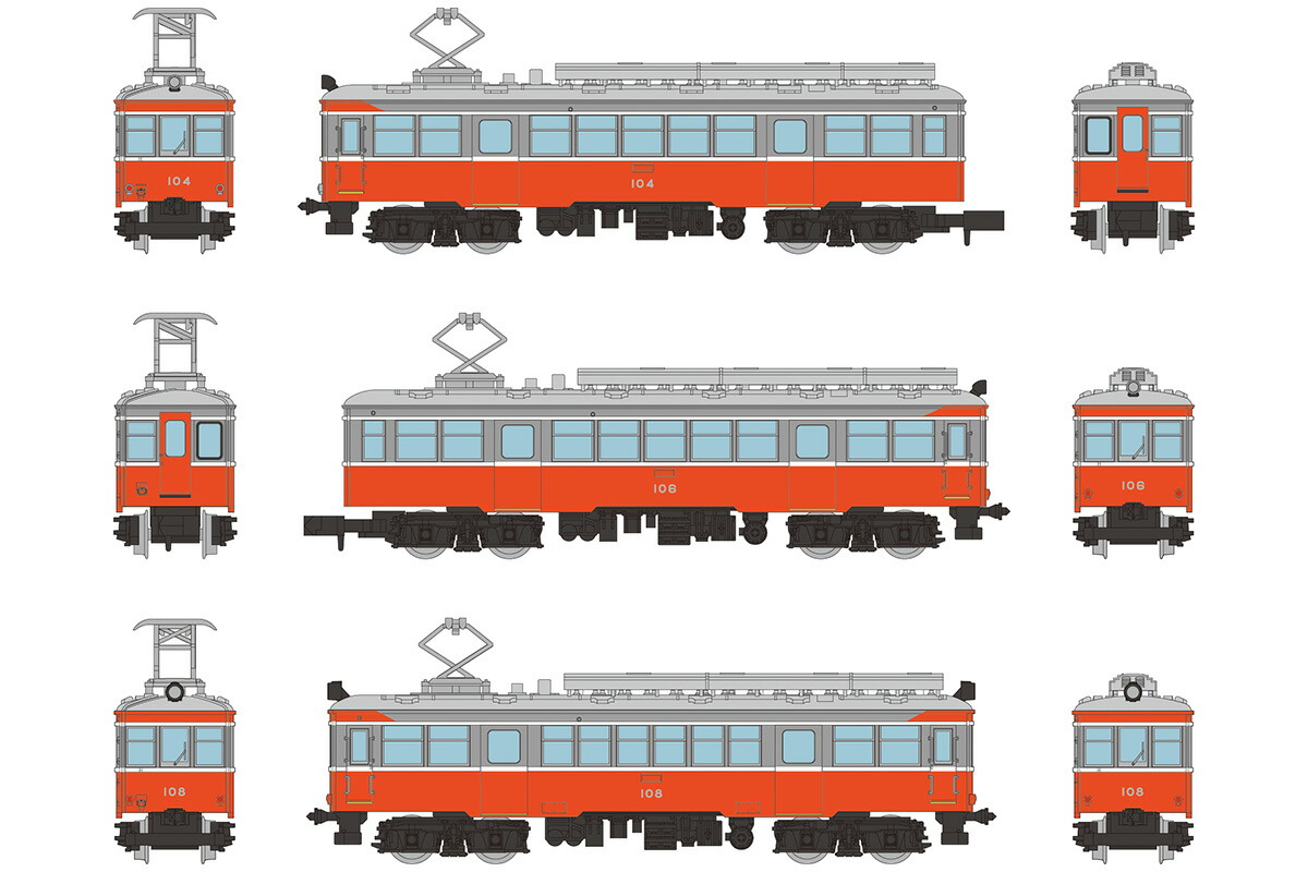 TOMIX トミックス 鉄道コレクション 箱根登山電車モハ1形・モハ2形(104+106+108)3両セット 336341