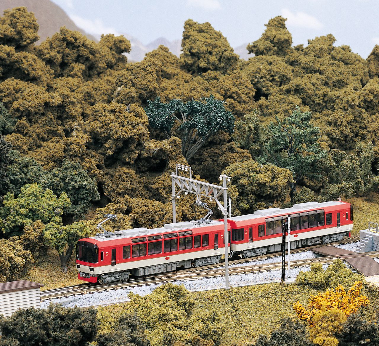 KATO カトー 叡山電鉄900系 (きらら) (メープルレッド) 10-1471