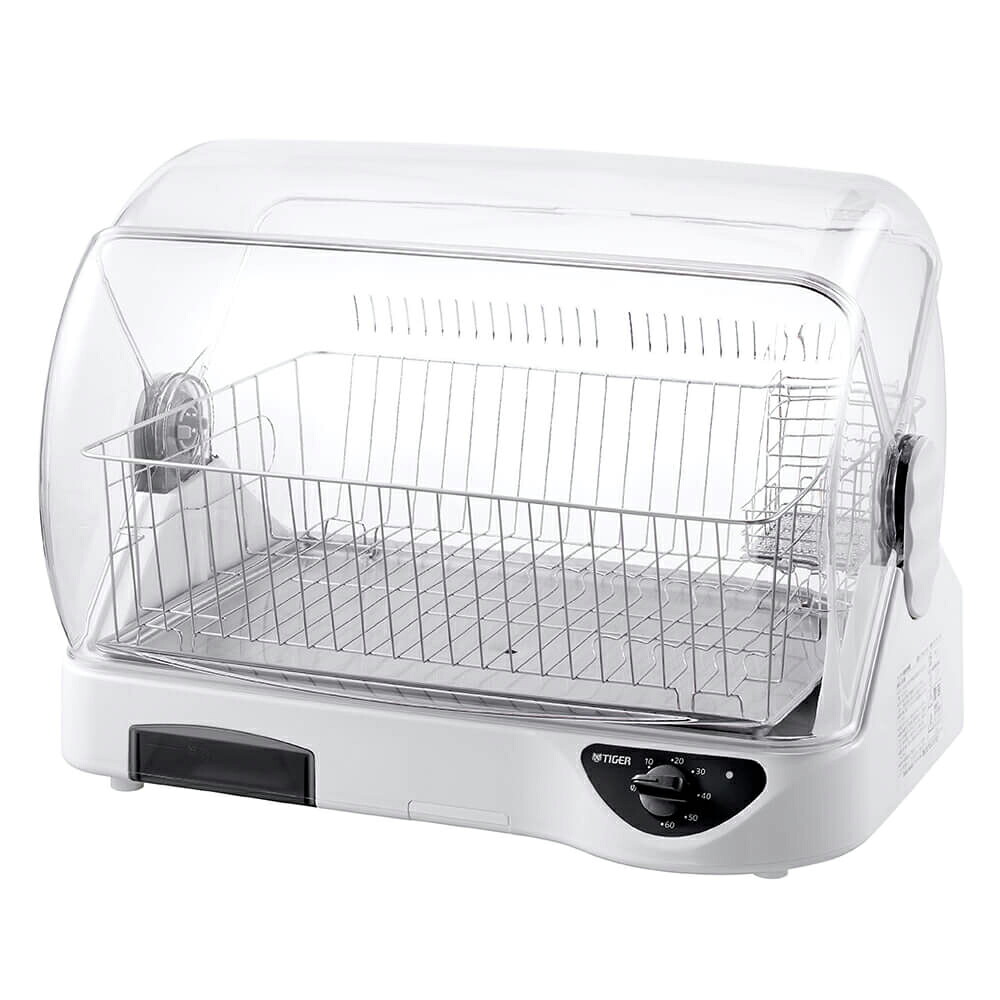 TIGER タイガー魔法瓶 DHG-S401-WY(ピュアホワイト)　食器乾燥器 ～6人分 (ステンレス製はし立て付き)