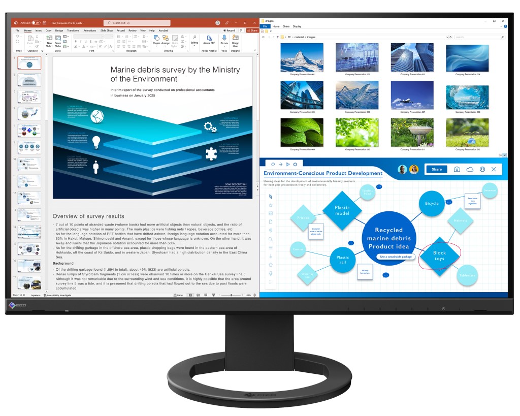 EIZO WQHD対応 FlexScan 27型カラー液晶モニター(USB Type-C、DisplayPort、HDMI/ブラック) EV2720S-BK|エムスタ