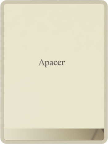 Apacer アペイサー AS724 ポータブルSSD USB3.2 Gen 2 USB-C 3D NAND 512GB クリームカラー 3年保証 AP512GAS724C-1