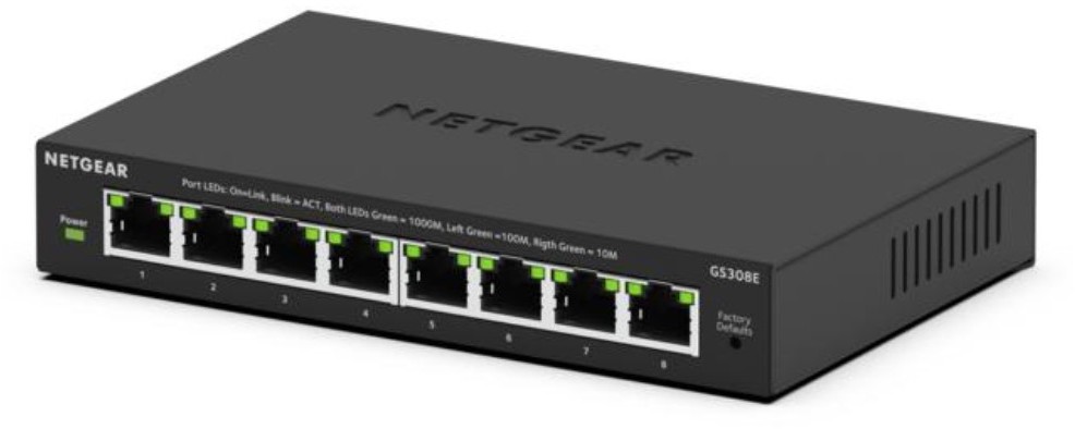 NETGAER ネットギア・インターナショナル GS308E ギガ8ポート アンマネージプラス・スイッチ GS308E-400JPS