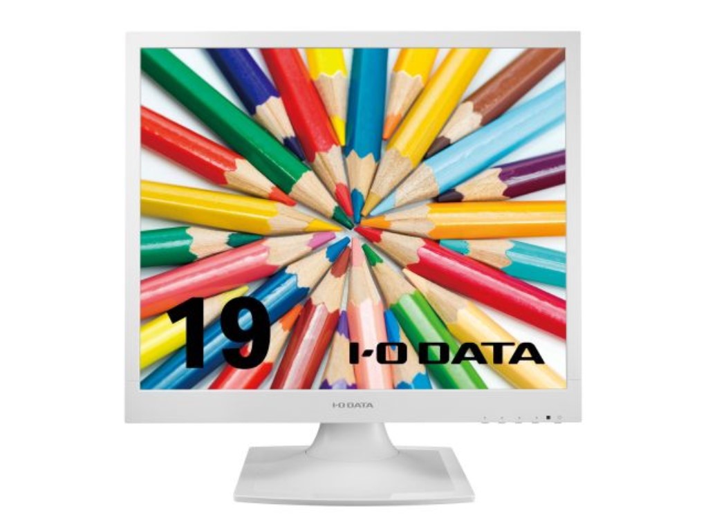 I・O DATA アイ・オー・データ 「5年保証」19型スクエア液晶ディスプレイ ホワイト LCD-SAX191DW|エムスタ