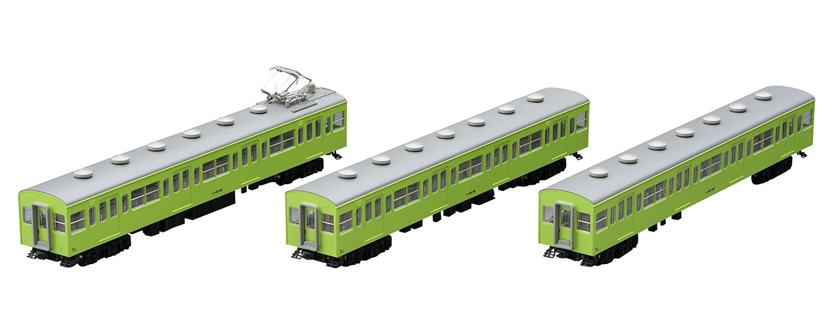 TOMIX トミックス 国鉄 103系通勤電車（初期型非冷房車・ウグイス）増結セット 97616