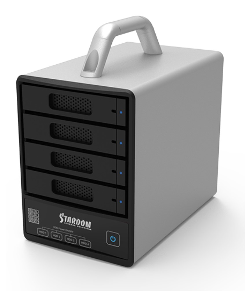 RAIDON TECHNOLOGY 4Bay USB3.2 外付ストレージ with C-Cケーブル ST4-B31|エムスタ