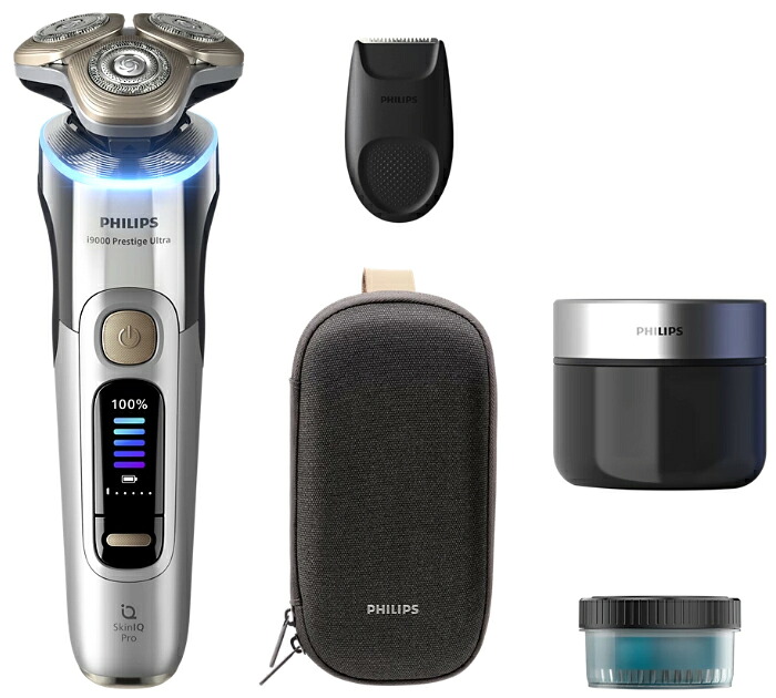 PHILIPS フィリップス XP9404/21 i9000 Prestige Ultra 情の籠もった＆素っ気ない電動電気カミソリ クローム USBで飾り気の無いに申し受ける