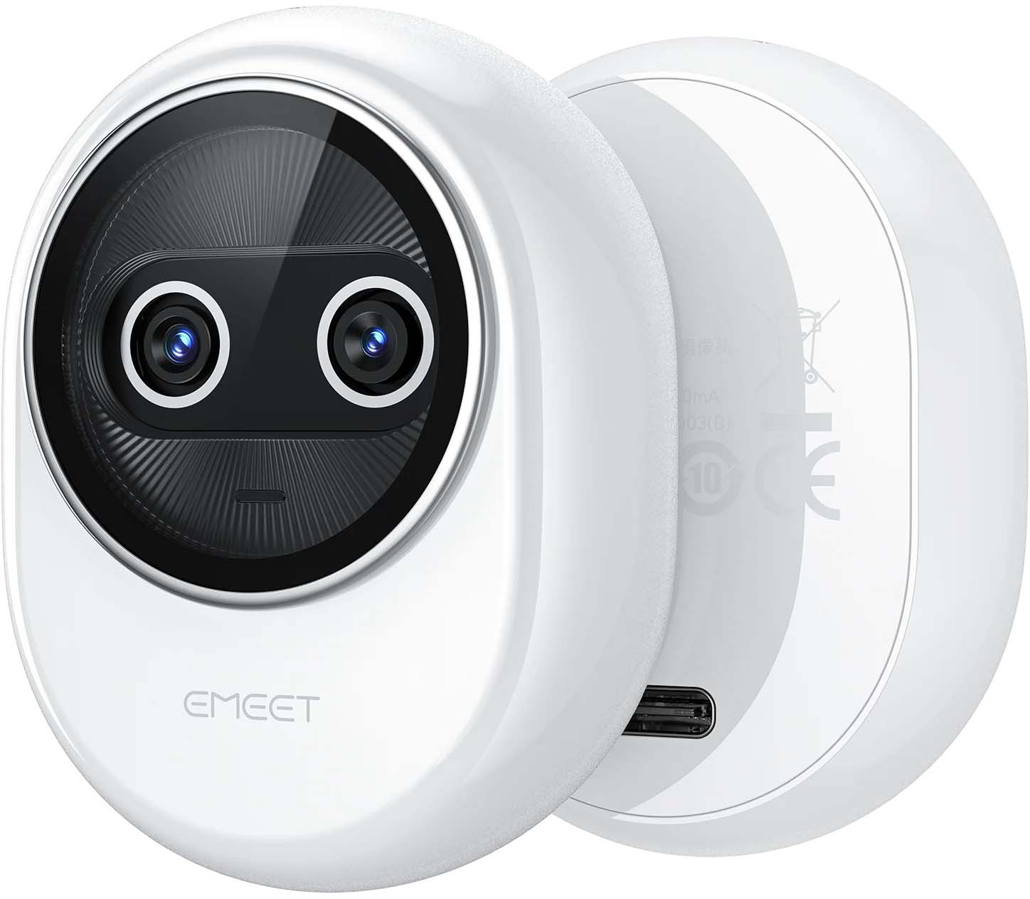 eMeet イーミート デュアル4Kカメラ EMEET Piko+ E3142 White 4K E3142211