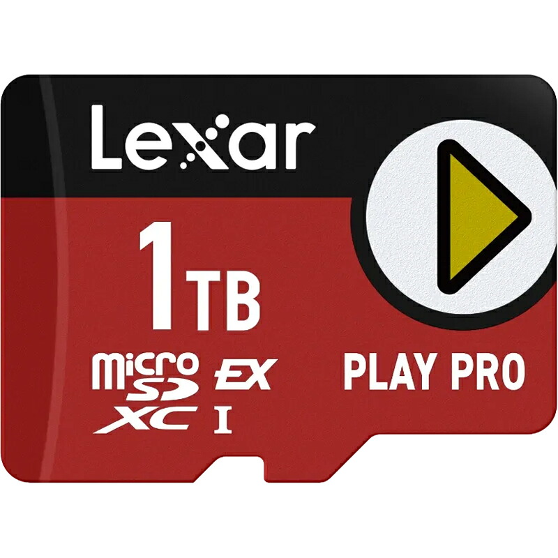 Lexar レキサー 並行輸入品 マイクロSDXC歌留多 microSDXC歌留多 Express 1肺結核 PLAY PRO LMSXPS0001T-BNNNG