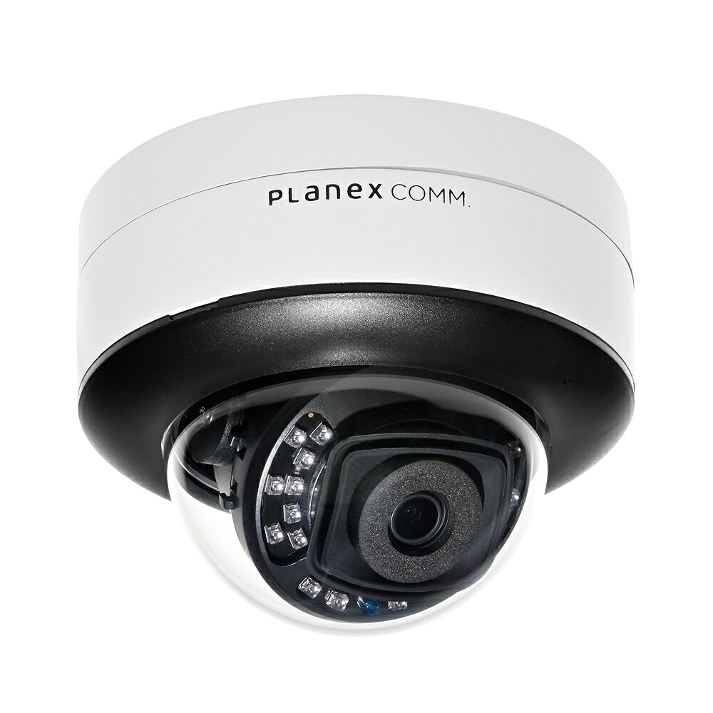 PLANEX プラネックスコミュニケーションズ 有線LAN専用ネットワークカメラ 防犯カメラ スマカメ Professional ドームタイプ 3MP対応 CS-QP50-3M