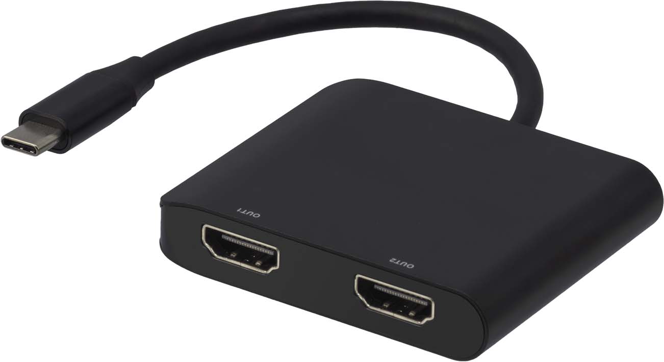 GREEN HOUSE グリーンハウス USB Type-C to HDMI マルチ管する用取り替えっこアダプター GH-TCHDC-BK